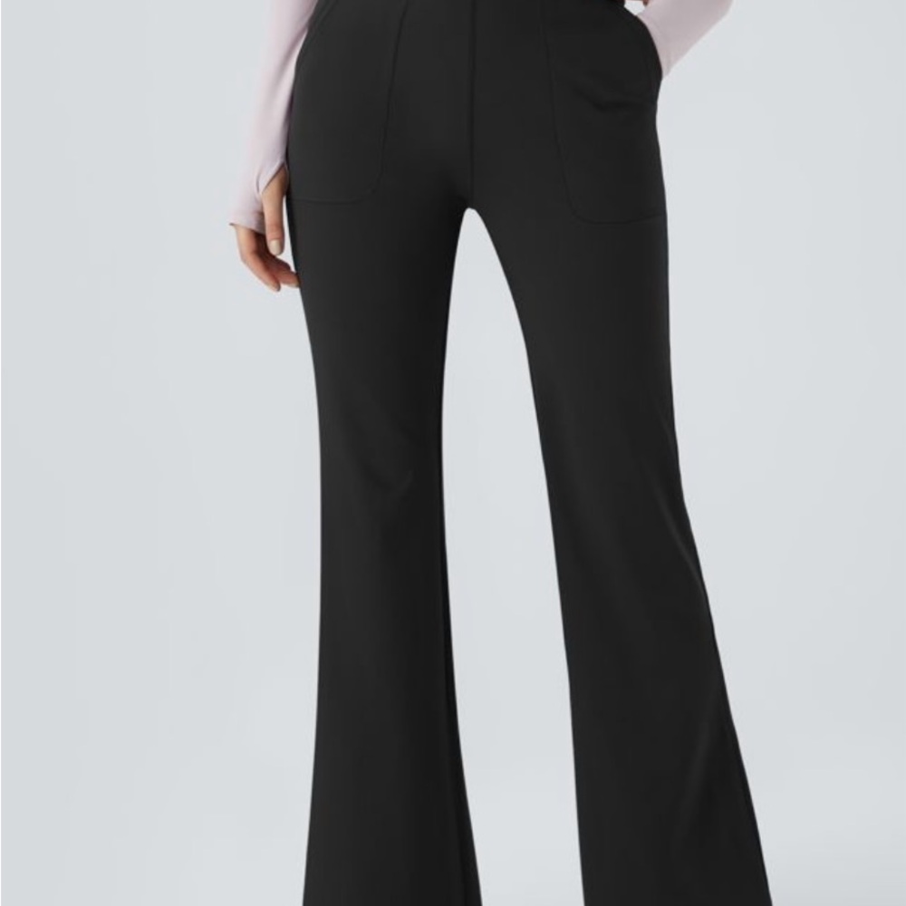 HALARA NWT Elegant Black Women's Flared Pants